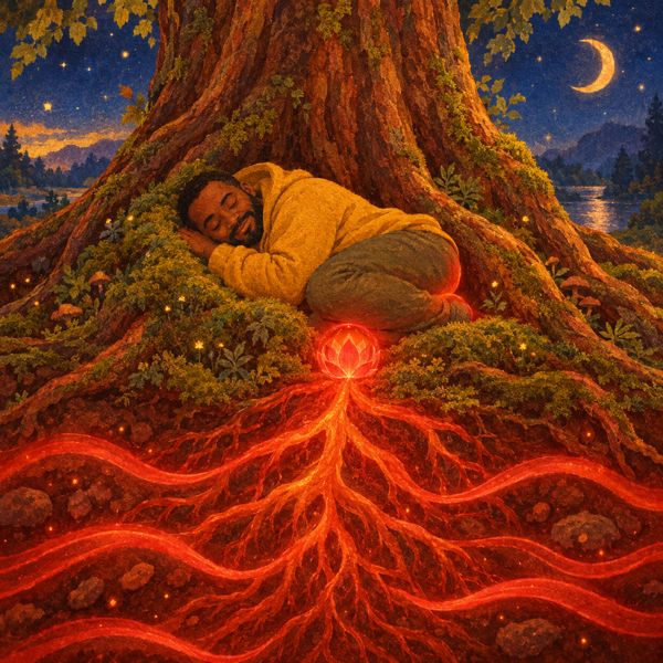 Root chakra illustration from Piss Dreams